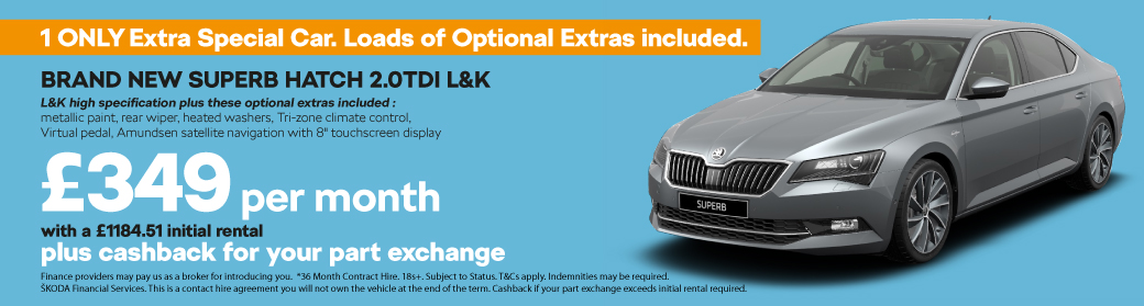 Brand New SUPERB HATCH 2.0TDI L&K