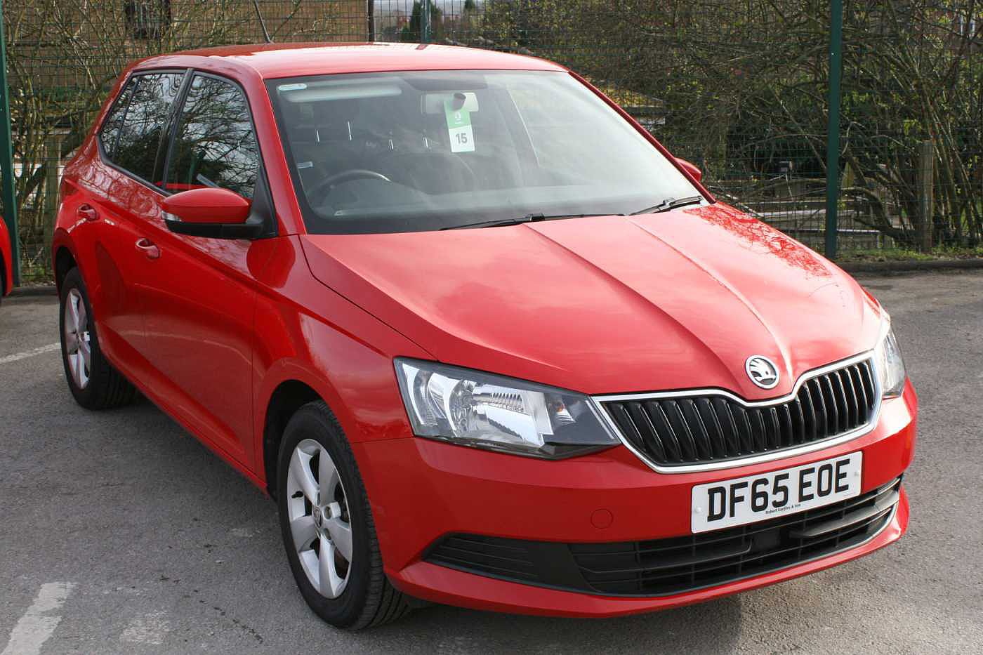 2015 Corrida Red Skoda Fabia Hatchback 5-Dr 1.2 TSI, Petrol, Manual