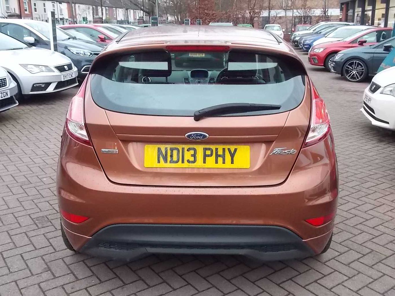 2013 Yellow Ford Fiesta Hatchback 3-Door 1.0 Zetec S EcoBoost, Petrol, Manual